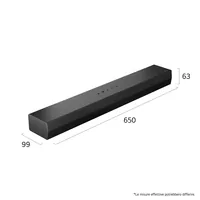 LG S20A Black 2.0 channels 50 W