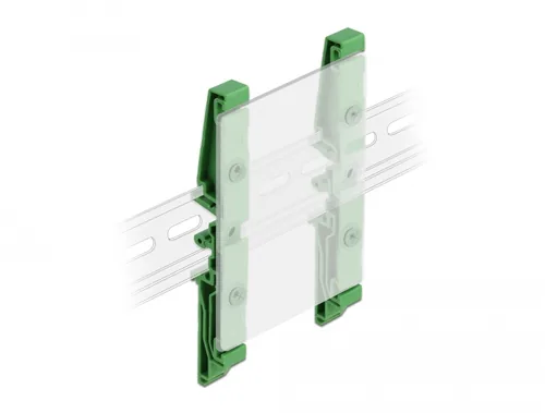 Delock Hutschienenclip für Platine 115 mm 4 Stück