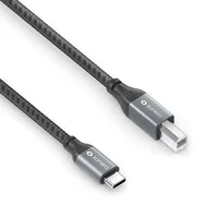 sonero USB 2.0-Kabel USB C - USB B 0.5 m - Kabeltyp: Anschlusskabel - Detailfarbe: Schwarz - USB Standard: 2.0 (480 Mbps) - Länge: 0.5 m - USB Anschluss 2 (Endgerät): USB B - Geschlecht Anschluss 2 (Endgerät): Male (Stecker)