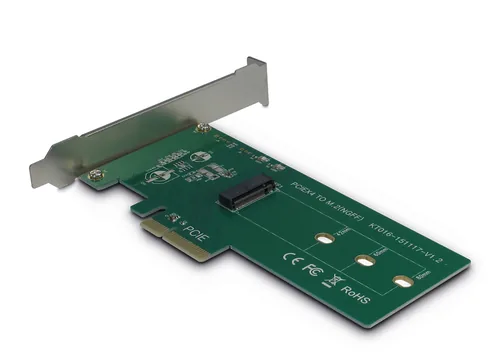 Inter-Tech PCIe Adapter Karte KT016 PCIe x4 -> M.2 Slot