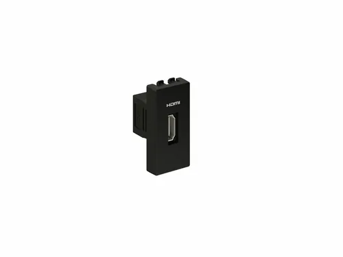 max connect Adapter 45 x 22.5 mm, 1x HDMI 2.0, Anthrazit - Kabeltyp: Adapter - Videoanschluss Seite A: HDMI - Videoanschluss Seite B: HDMI