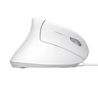 Trust Verto Vertikale ergonomische Maus, Kabelgebunden - Weiß