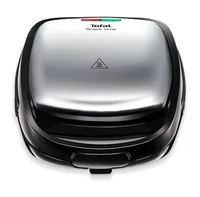 Tefal SW341D12 sandwich maker 700 W Black, Stainless steel