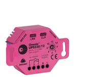 Omnio Funk-Schaltaktor EnOcean UPS230/12 2-Kanal - Produkttyp: Schaltaktoren - System-Kompatibilität: Keine - Protokoll: enOcean - Systemkommunikation: Wireless - Detailfarbe: Pink