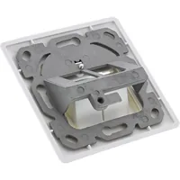 InLine Cat.6A Anschlussdose - Unterputz - 2x Keystone RJ45 Buchse - weiß RAL9010