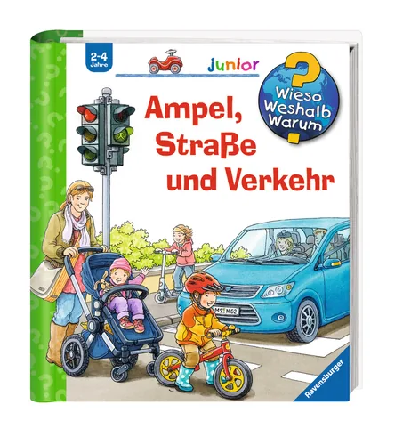 Ravensburger Kinder-Sachbuch WWW Ampel, Strasse und Verkehr - Sprache: Deutsch - Altersempfehlung ab: 2 Jahren - Einband: Hardcover - Anzahl Seiten: 16 - Thema: Entdecken und Wissen - Altersgruppe: Kleinkinder