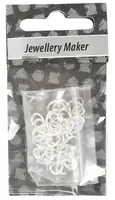Creativ Company Biegering 1 mm 40 Stück - Detailfarbe: Silber - Material: Eisen - Verpackungseinheit: 40 Stück - Verschlussart Schmuck: Biegering