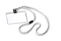 DURABLE 60 x 90 mm 10 Stück, Transparent - Detailfarbe: Transparent - Grau - Funktionen Ausweishalter: Textilband
