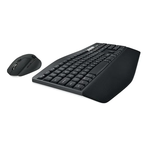 Logitech 920-008221 Tastatur Maus enthalten Universal RF Wireless + Bluetooth QWERTZ Deutsch Schwarz