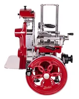 Berkel BK-B2024-0000F affettatrice Manuale Rosso, Acciaio inox Acciaio inox