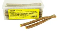King Regal Gummibonbons Mini Sour Cola Stifte 320 g - Produkttyp: Gummibonbons - Nährwertangabe pro: 100 g - Energiegehalt (in kj): 377 KJ - Energiegehalt (in kcal): 1599 Kcal - Fett: 1.8 g - Davon gesättigte Fettsäuren: 1.8 g