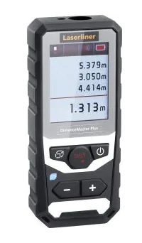 Laserliner Laser-Distanzmesser DistanceMaster Plus 100 m 100 m - Produktkategorie: Laser-Distanzmesser - Schnittstellen: Keine - Reichweite: 100 m - Messgenauigkeit: +/- 1.5 mm