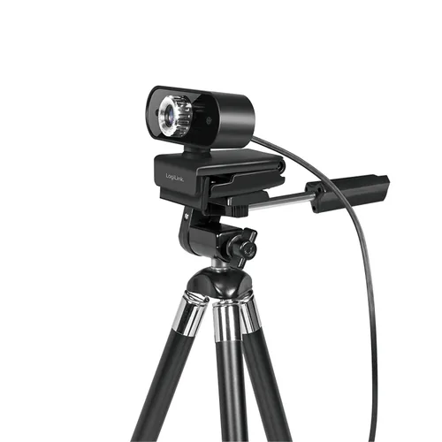 Logilink Webcam 720p HD Webcam Mikrofon schwarz