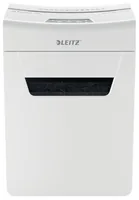 Leitz Bürogeräte Aktenvernichter IQ Protect Premium 10X , P-4, 10 Blatt - Vernichtbare Aktentypen: Papier - Heftklammern - Büroklammern - Schnittart: Partikelschnitt - Sicherheitsstufe: 4 - Schnittausgabe: 4 x 40 mm - Blattkapazität: 10 Seiten - Zufuhraut