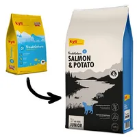 kyli Trockenfutter FreshNature Nr. 1 Junior, 3 kg - Tierbedürfnis: Wachstum & Trächtigkeit - Nachhaltigkeit: Nicht angegeben - Lebensphase: Junghunde - Produkttyp: Alleinfutter - Packungsgrösse: 3 kg - Fleischsorte: Lachs