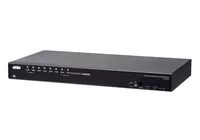 Aten KVM Switch CS19208 4K 60 Hz - Konsolen Ports: USB 2.0 - HDMI Typ A - DisplayPort - 3.5 mm Kopfhöreranschluss - Computer Ports: 3.5 mm Kopfhöreranschluss - USB 3.0 - DisplayPort - KVM-Art: Lokal - Anzahl Geräte: 8 - Montage: Desktop - Stromversorgung: