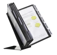 DURABLE Dokumentenhalter Vario Table 10 Schwarz - Typ: Dokumentenhalter - Medienformat: A4 - Detailfarbe: Schwarz
