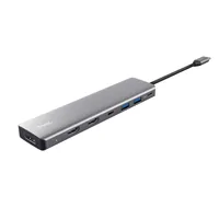 Trust 25661 hub & concentrateur USB Type-C Aluminium