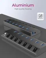 ICY BOX IB-HUB1701-C3 7 port USB 3.0 Type-A Hub