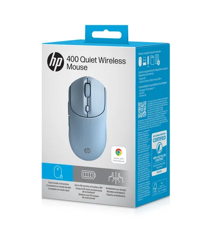 HP 400 Quiet Blue Wireless Mouse EURO (P)