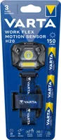 Varta WORK FLEX MOTION SENSOR H20 Schwarz, Blau Stirnband-Taschenlampe LED