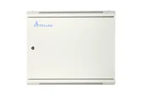 Extralink szafa wisz 19\" 6U 600mm szara d. blaszane 9U Wandmontiertes Regal Grau