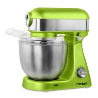 Rotel Küchenmaschine U445CH2 Grün - Funktionen: Schlagen - Rühren - Mixen - Kneten - Detailfarbe: Grün - Gerätetyp: Küchenmaschine - Leistungsaufnahme Betrieb: 1000 W - Timerfunktion: Nein - Display vorhanden: Nein