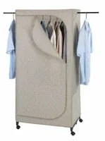 Wenko Kleiderschrank Balance mit Rollen 75 cm x 160 cm, 1 Stück - Breite: 75 cm - Vakuumierfähig: Nein - Höhe: 160 cm - Verpackungseinheit: 1 Stück - Material: Polypropylen (PP)