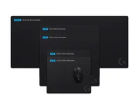 Logitech Gaming-Mausmatte G640 Schwarz - Tiefe: 400 mm - Breite: 460 mm - Detailfarbe: Schwarz - Form: Eckig - Höhe: 3 mm - Handgelenkauflage: Nein