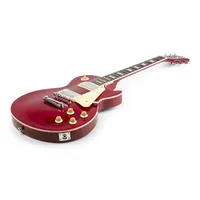 MAX E-Gitarre GigKit LP Style Rot - Gitarrenkoffer / Gigbag: Gigbag - Hals: Linde - Tonabnehmerbestückung: HH - Gitarrensteg: Fix Hardtail - Leistung AMP: 0 W - Set: Ja