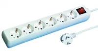 REV 512360555 surge protector White 6 AC outlet(s) 250 V 1.4 m