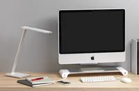 UNiLUX Schreibtischleuchte Jazz 977 lm, Weiss - Betriebsart: Kabel - Lampensockel: LED - Farbtemperatur Kelvin: 5000 K - Gesamtleistung: 11 W - Dimmbar: dimmbar - Zusätzliche Ausstattung: Dimmer