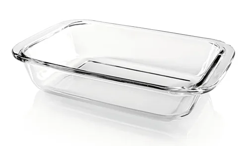 GOURMETmaxx Auflaufform für Heissluft-Fritteusen Eckig, Transparent - Materialtyp: Glas - Material: Glas - Detailfarbe: Transparent - Mikrowellenfest: Ja - Spülmaschinenfest: Ja - Set: Nein