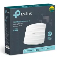 TP-Link Access Point EAP115 - Access Point Features: Multiple SSID - RADIUS - WLAN-Controller - VLAN - Tiefe: 180 mm - Breite: 180 mm - Aussenanwendung: Nein - Antennenanschluss: Kein externer Anschluss - Höhe: 47.5 mm
