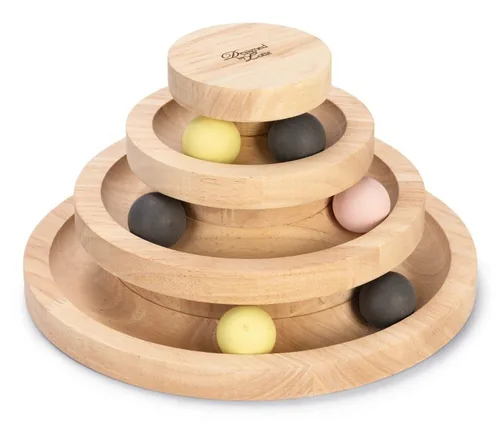 Designed by Lotte Spielturm Mia 26 x 26 x 14.5 cm - Höhe: 26 cm - Anzahl Liegeplätze: 1 × - Detailfarbe: Beige - Tierart: Katze - Produkttyp: Kratzbaum