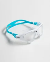 Arena Schwimmbrille Goggle The One Mask Jr - Schwimmfunktion: Training - Schwimmbrillenglas-Typ: Farbig - Nachhaltigkeit: Nicht angegeben - Einsatzgebiet: Indoor - Outdoor - Sportart: Schwimmen - Farbe: Hellblau