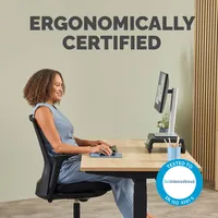 Fellowes Ergonomische Mausmatte Breyta mit Handgelenkauflage Navy - Tiefe: 200 mm - 240 mm - Breite: 200 mm - 240 mm - Detailfarbe: Navy - Form: Eckig - Höhe: 17.5 mm - Handgelenkauflage: Ja