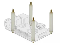 DELOCK Abstandshalter M2.5 x M3,Sechskant,AußenAußen 42 mm