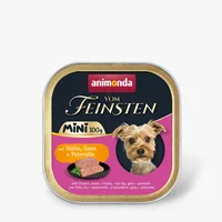 ANIMONDA Vom Feinsten Adult Mini Chicken, goose and parsley - wet dog food - 100g