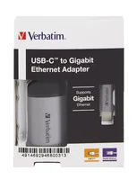 Verbatim 49146 laptop dock/port replicator USB 3.2 Gen 1 (3.1 Gen 1) Type-C Schwarz, Silber