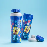 Koziol Trinkflasche OLLI SPONGEBOB 500 ml, space blue - Material: Biozirkulärer Kunststoff - Eigenschaften: Aus recyceltem Material - Zertifikate: Keine Zertifizierung - Spülmaschinenfest: Ja - Volumen: 500 ml - Farbe: Blau