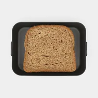 Brabantia Lunchbox Make & Take 1.1 l, Dunkelgrau - Materialtyp: Kunststoff - Unterteilungsmöglichkeit: Nein - Material: Recycling Kunststoff - Detailfarbe: Dunkelgrau - Mikrowellenfest: Ja - Spülmaschinenfest: Ja