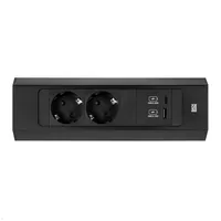 Bachmann CASIA 2 socket-outlet Type F + USB A + USB C Black