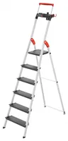 Hailo Bockleiter L100 TopLine 6 Stufen - Höhe: 210 cm - Belastbarkeit: 150 kg - Produkttyp: Bockleiter - Anzahl Stufen: 6 ×