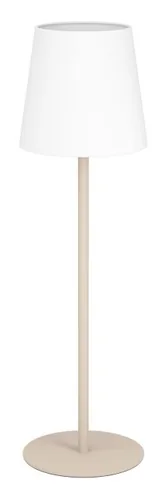 EGLO Leuchten Tischleuchte FIORANA beige exkl. E14 1x40W - Betriebsart: Netzbetrieb - Lampensockel: E14 - Farbtemperatur Kelvin: Je nach Leuchtmittel - Zusätzliche Ausstattung: Keine - Gesamtleistung: 40 W - Dimmbar: nicht dimmbar