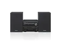Panasonic Micro-HiFi Anlage SC-PM254 Schwarz - Radio Tuner: FM - DAB+ - Detailfarbe: Schwarz - Lautsprecher Kategorie: Regallautsprecher - Verbindungsmöglichkeiten: Bluetooth - USB - System-Kompatibilität: Keine