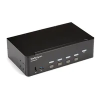 STARTECH.COM KVM Switch HDMI 4 Port - 4K 30 Hz - KVM Extender fr HDMI - KVM HDMI Umschalter