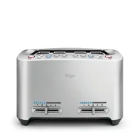 Sage Toaster The Smart Toast Silber - Detailfarbe: Silber - Toaster Ausstattung: Bräunungsgrad-Einstellung - Automatische Hebe- u. Senkfunktion - Auftaufunktion - LED Anzeige - Krümel-Auffangschale - Toaster Kategorie: Klassischer Toaster - Toastscheiben: