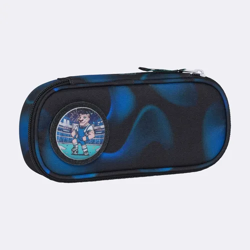Beckmann Schulthek-Set Classic Magic League 6-teilig - Altersempfehlung ab: 6 Jahren - Wasserabweisend: Ja - Detailfarbe: Dunkelblau - Schwarz - Gewicht: 940 g - Volumen: 22 l - Motiv: Fussball