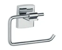 tesa Toilettenpapierhalter Klaam ohne Deckel Silber - Anzahl Rollen: 1 - Befestigung: Kleben - Detailfarbe: Silber - Aufhängevorrichtung: Nein - Detailmaterial: Metall - Grundmaterial: Metall